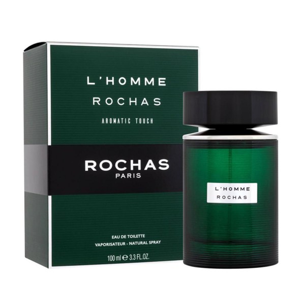 Rochas l'homme aromatic touch eau de toilette 100ml vaporizador
