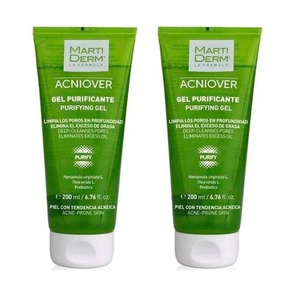 Martiderm Acniover Gel Purificante 2x200 ml Prom