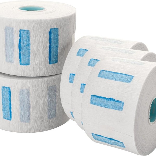 rollo de papel cuello  pack 5 rollos de 100un